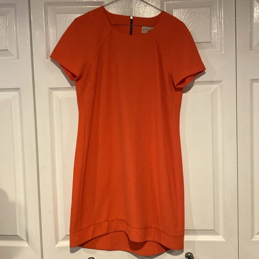 Philosophy size 6 coral dress